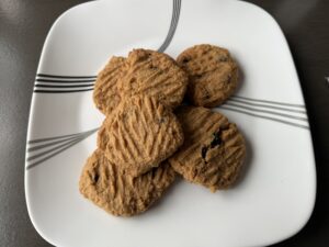 Peanut Butter Cookies (with Chocolate Chips)